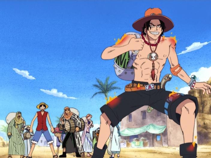 Ace ketika di Arc Arabasta (dok. Toei Animation/One Piece)