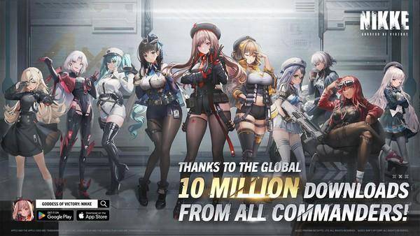 NIKKE: Goddess of Victory berhasil meraih 10 juta download. (Dok. SHIFTUP)