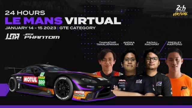 24 Hours of Le Mans Virtual 2023 Tampilkan Tim Pembalap Indonesia!
