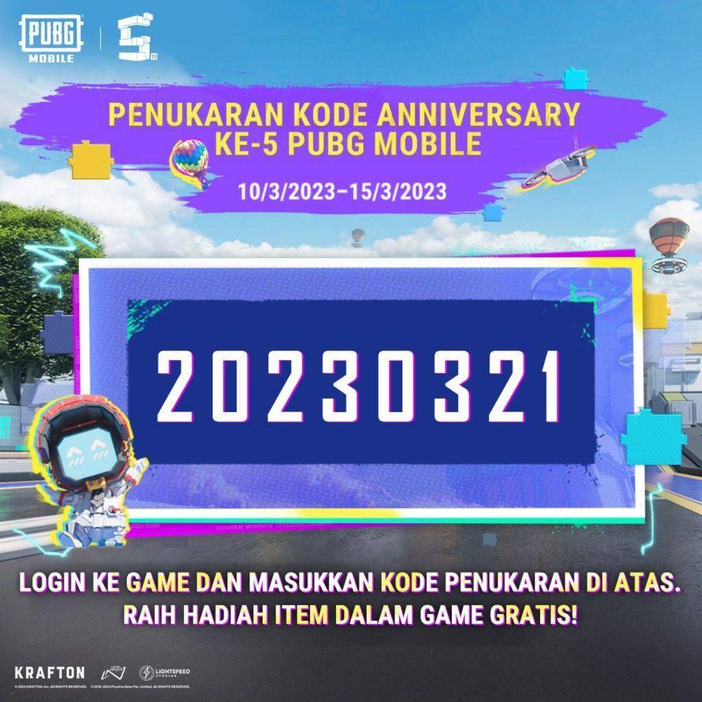 Kode Anniversary PUBG Mobile