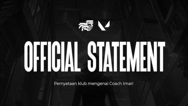ARF Team Akhirnya Buka Suara Terkait Skandal yang Menimpa Pelatihnya, Imari!