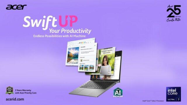 Acer Swift Go 14 AI Tonjolkan Kemampuan Pemroses AI