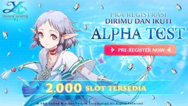 Alpha Test Ys 6 Mobile The Ark of Napishtim Telah Dimulai, Ada Event Cashback!