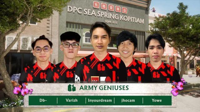 Army Geniuses Sukses Benamkan Blacklist International di Lanjutan Tour 2 DPC SEA 2023