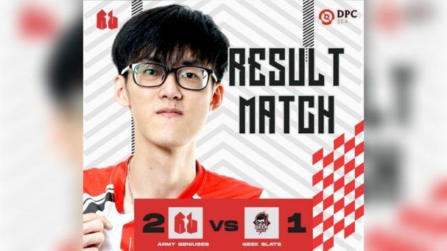 Tekuk Geek Slate, Army Geniuses Raih Kemenangan Kedua di Tour 2 DPC SEA 2023