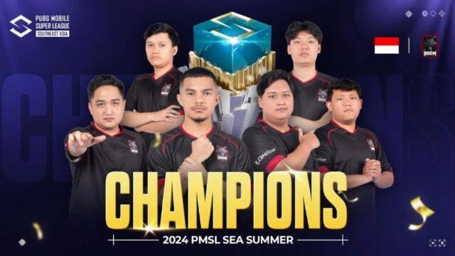 BOOM Esports Pertahankan Gelar Juara di 2024 PMSL SEA Summer, Misi Back-to-back Selesai!