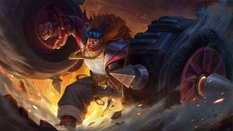 Skin Badass Roller milik Baxia