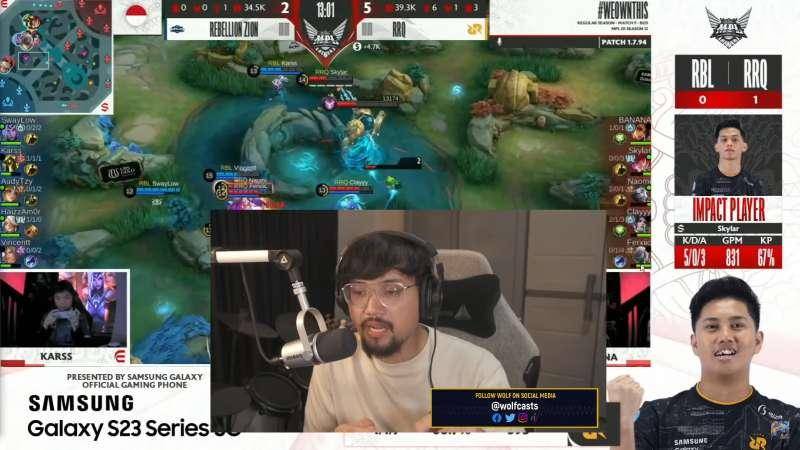 Stream dan Analisa Wolf soal RRQ vs Rebellion Zion