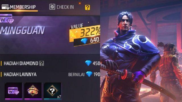 Berapa DM Membership FF Mingguan dan Bulanan Beserta Harganya? Ini Penjelasan Lengkapnya