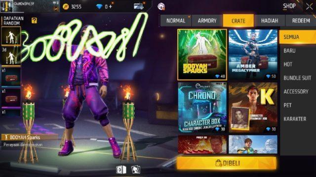 Booyah Sparks Loot Crate FF, Begini Cara Buat Dapetin Emote Kembang Api