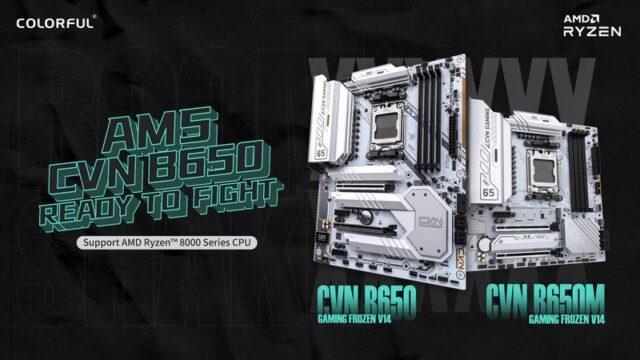 Colorful CVN B650M GAMING FROZEN, Motherboard Gaming Untuk Ryzen 8000 Series
