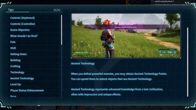 17 Ancient Technology Points Palworld dan Cara Mendapatkannya!