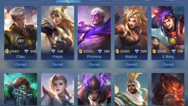 Hero Fighter Mobile Legends yang Sangat Lembek