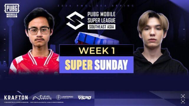 Daftar 16 Tim yang Lolos ke Super Sunday Week 1 2024 PMSL SEA Spring