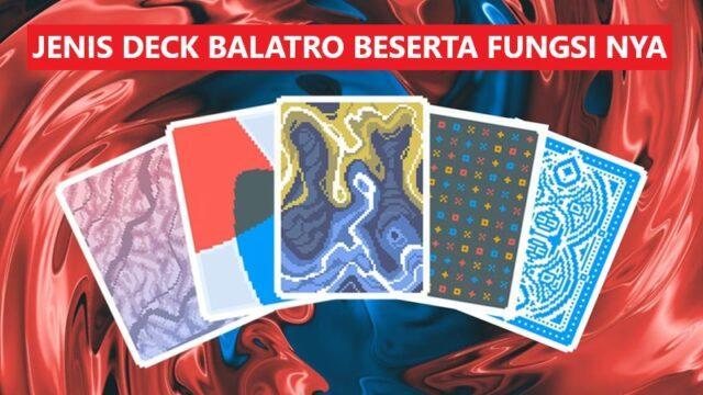 Jenis Deck Balatro dan Efeknya