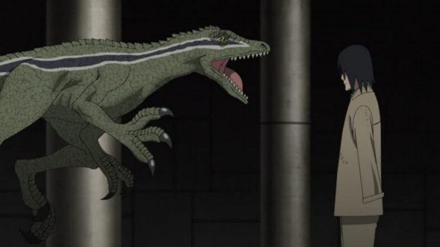 Siapa Dinosaurus di Sasuke Retsuden? Kenapa Jadi Lawan Sasuke?