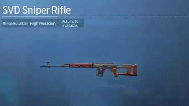 Fakta Menarik Senjata SVD Sniper Rifle di Game Undawn