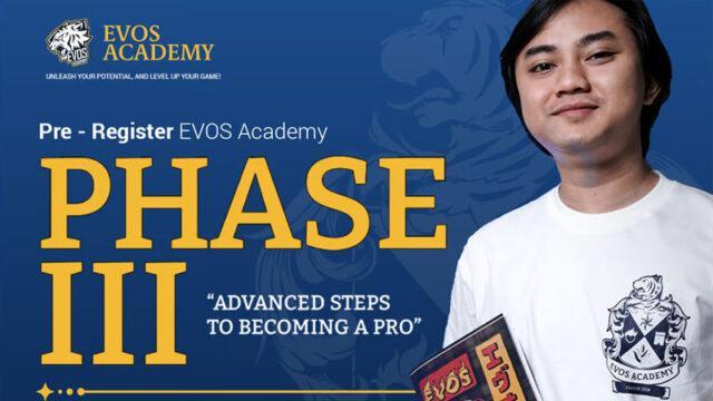 EVOS Academy Fase 3 Dibuka, Siap Jadi Pro Player?