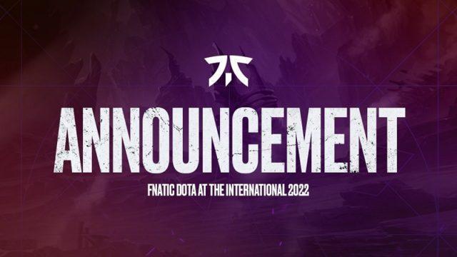 Sempat Dinyatakan Gagal Lolos, Fnatic Akhirnya Mendapatkan Tiket Direct Invite ke TI11!