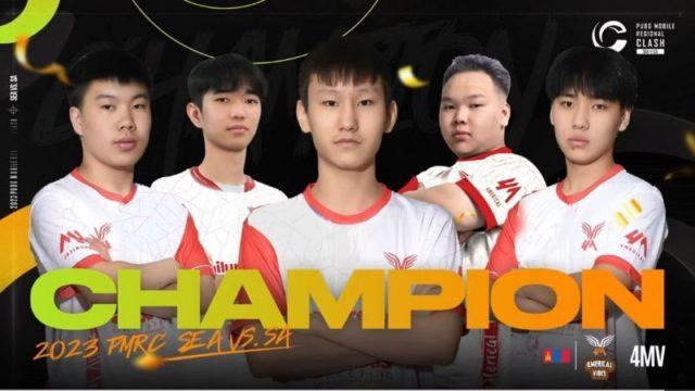 Gagalkan Kudeta BOOM, Tim Asal Mongolia, 4Merical Vibes Amankan Gelar Juara PMRC 2023!
