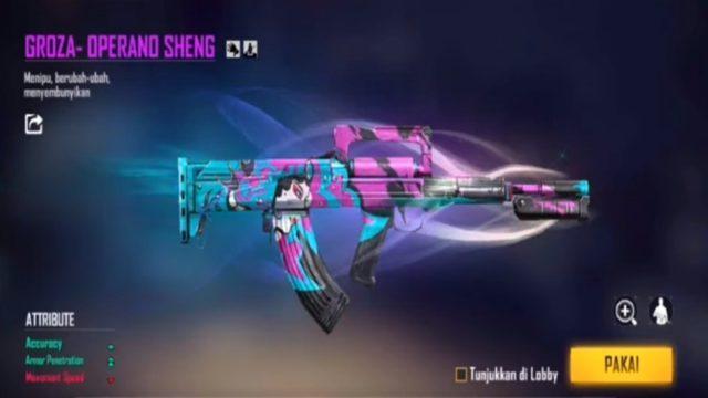 5 Skin Groza Terbaik di Free Fire 2023, Bikin Ngiler Nih!