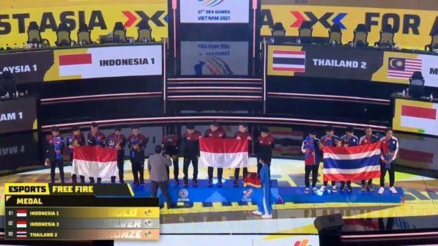 2 Tim Free Fire (FF) Indonesia Sumbang Emas dan Perak SEA Games 2021 Vietnam