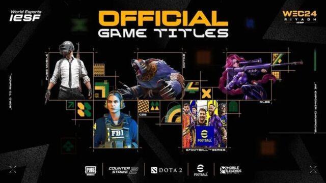 IESF 2024 Resmi Mengumumkan Daftar Game yang Akan Bertanding di World Esports Championship!