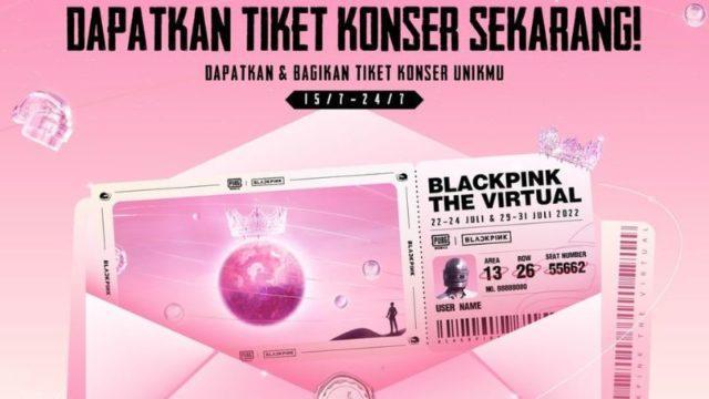 Ini Dia Cara Dapat Tiket Konser BLACKPINK di PUBG Mobile, The Virtual 2022!