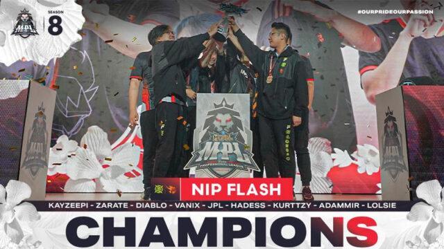 Juara MPL Singapura Season 8 Kembali Diraih NIP Flash