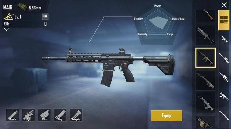 Kelemahan M4 PUBG Mobile