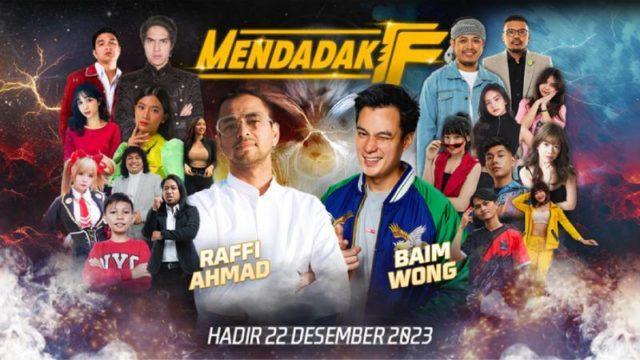 Mendadak Free Fire, Duel Artis Raffi Ahmad dan Baim Wong di FF
