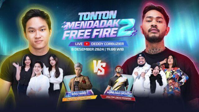 Mendadak Free Fire 2 Hadir Lagi, Tampilkan Duel Azka-Eca vs Onad-Rigen