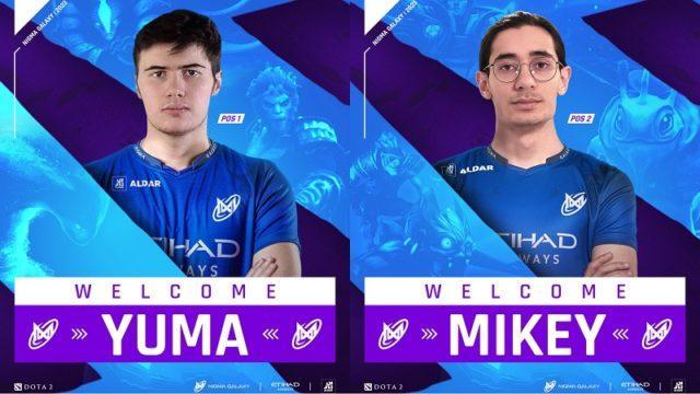 Nigma Galaxy Datangkan Yuma dan Mikey ke Skuad Dota 2 Mereka