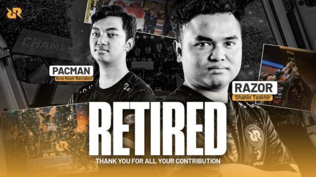 Pacman dan Razor Pensiun, Resmi Keluar dari RRQ Kazu