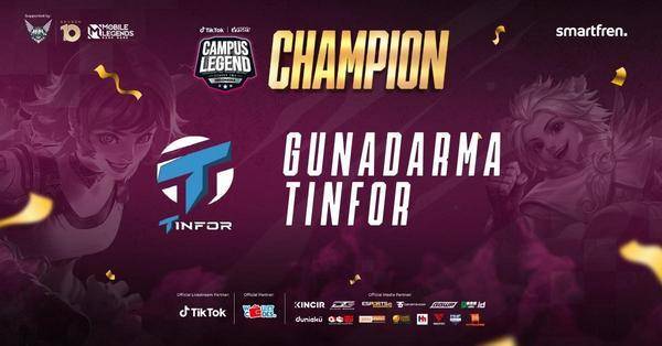Universitas Gunadarma kembali menangkan TikTok FIGHT Campus Legend. (Dok. Fight Esports)