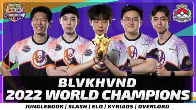 BLVKHVND Dinobatkan Sebagai Juara di Pokémon Unite World Championship 2022