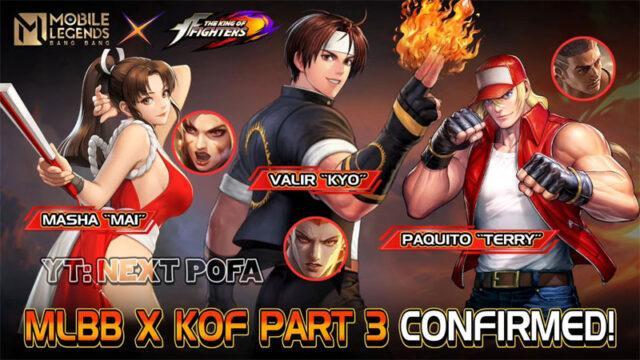 Rumor Collab MLBB x KOF Part 3, Ada Kyo dan Mai!