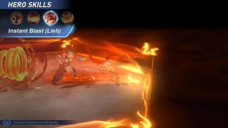 Lieh menggunakan skill 2