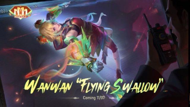 Skin Wanwan Flying Swallow Rilis, Tampil Keren dan Elegan!