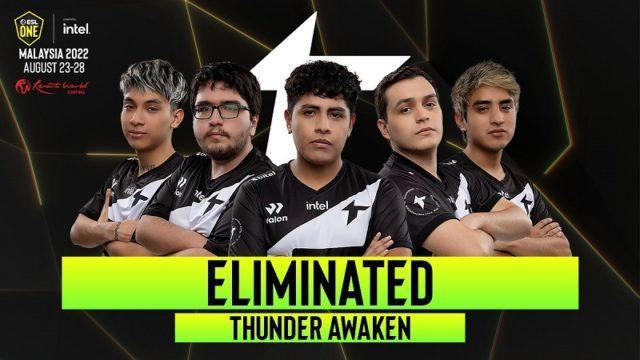 Kalah Secara Dramatis dari OG, Thunder Awaken Tersingkir dari ESL One Malaysia