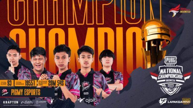 Unggul 1 Poin, PIGMY Esports Raih Gelar Juara PMNC 2023!