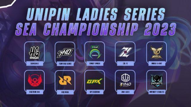 UniPin Ladies Series SEA Championship 2023 Dimulai 27 November