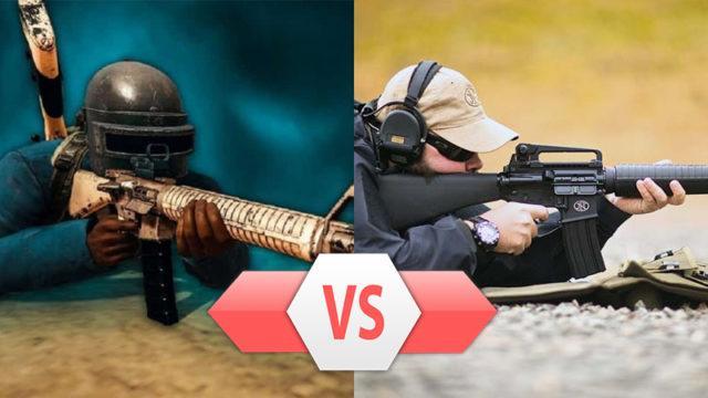 [VERSUS Dunia Nyata] M16A4 PUBG Mobile vs M16A4 Dunia Nyata