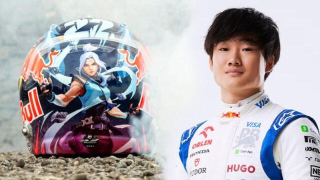 Yuki Tsunoda Bakal Pakai Helm VALORANT di GP Belgia Weekend Ini