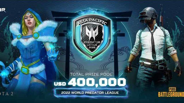 Acer Kembali Hadirkan Asia Pacific Predator League 2022, Total Hadiah Rp6 Miliar!