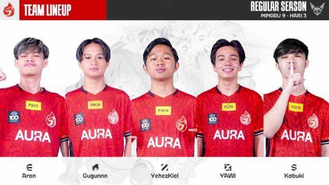 Aura Fire Kalahkan Alter Ego di Week 9 MPL ID S9