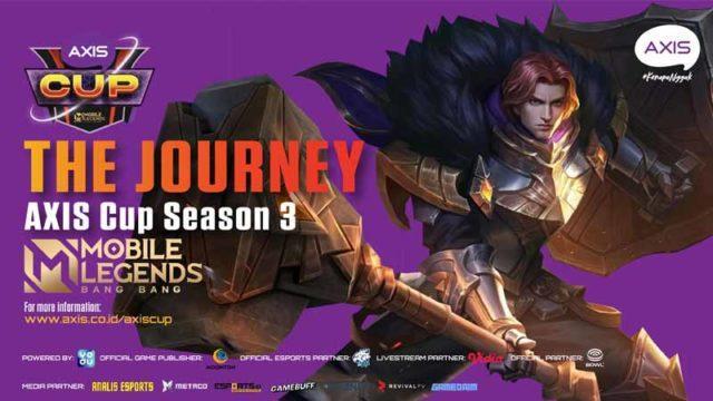 Info Lengkap AXIS Cup Mobile Legends Season 3: Cara Daftar, Jadwal Match Day, dan Daftar Invitation Team!