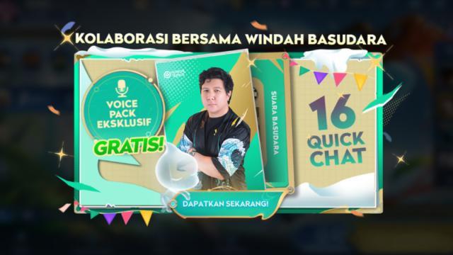 Cara Dapat Voice Windah Basudara di HOK, Gratis dan Cocok Buat Taunting!