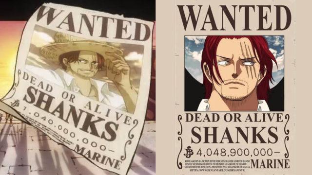 Bounty Poster Shanks Si Rambut Merah Terungkap!