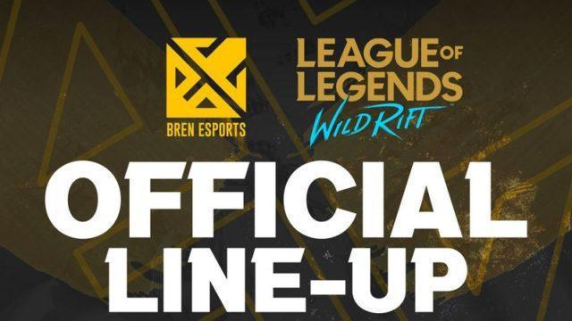 Bren Esports Umumkan Roster Wild Rift Mereka di Tahun 2022